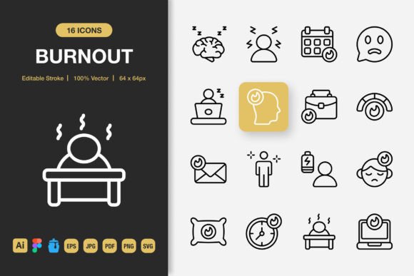 A Crafter's Review of Burnout Outline Icons