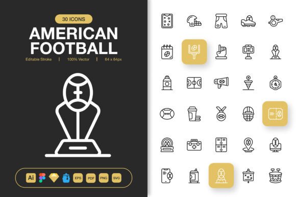 A Designer's Review of the American Football Icons Pack for Embroidery