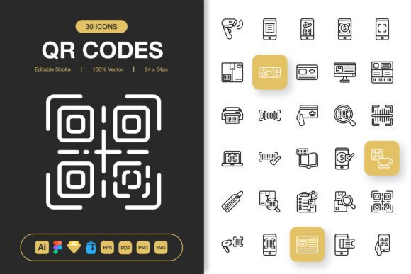 A Minimalist Icon Set for Modern Digital Sellers