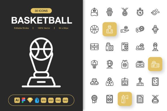 A Professional's Take on This Basketball Graphics Icons Pack