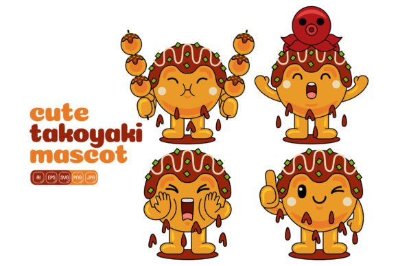 A Takoyaki Graphics Pack for Small Business Branding
