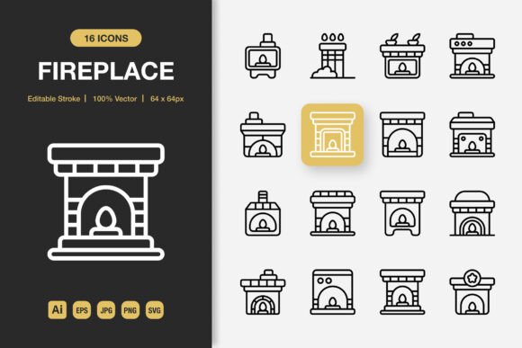 An Honest Designer Review of Fireplace Outline Icons for Marketing