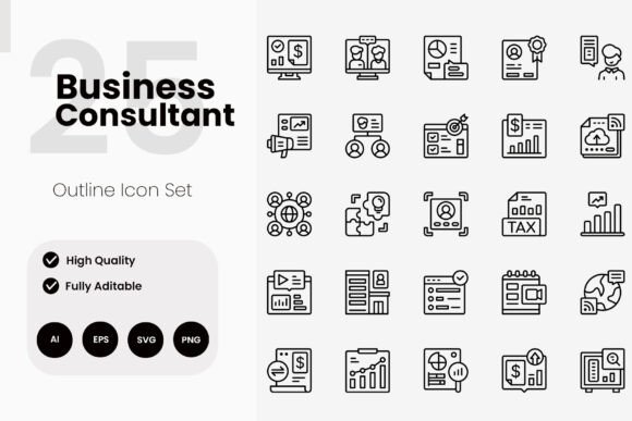 Business Consultant Icon Pack: A Designer's Review