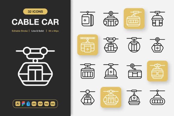 Cable Car Icons: A Designer’s Review of Modern Brand Graphics