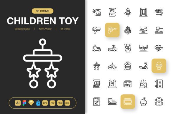 Children Toys Icons Pack: A Designer's Hands-On Review