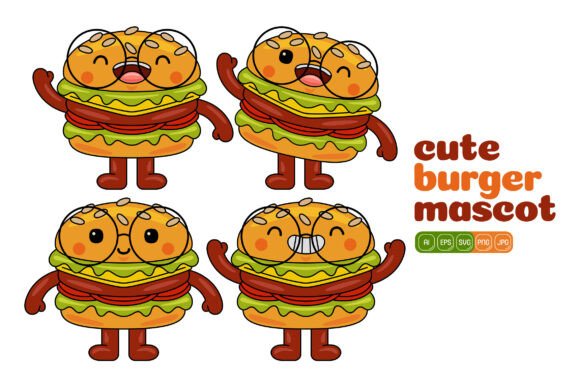 Evaluating the Cute Burger Mascot Design for Embroidery Projects
