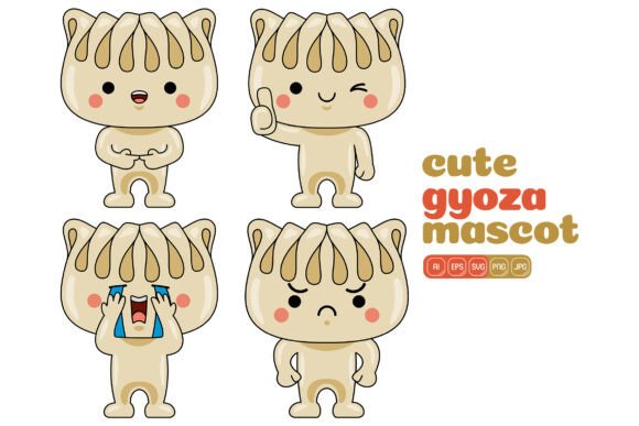 Reviewing the Cute Gyoza Mascot Vector Pack for Marketing